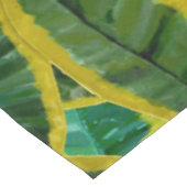 Tropische zomergele papegaaien tafelkleed (Gekanteld)
