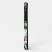 Tropische zomergroene Paarse bladeren Monogram Case-Mate iPhone Case (Achterkant/links)