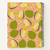 Tropische zomerjassen Patroon - Recipe Cookbook Notitieboek (Achterkant)