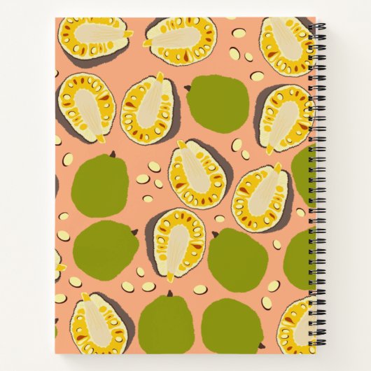 Tropische zomerjassen Patroon - Recipe Cookbook Notitieboek (Achterkant)