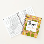 Tropische zomerjassen Patroon - Recipe Cookbook Notitieboek (Binnen)