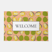 Tropische zomerjassen Patroon - Welkom Deurmat (Voorkant)
