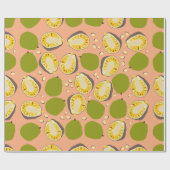 Tropische zomerjassen Pattern - Exotic Fruit Cadeaupapier (Vlak)
