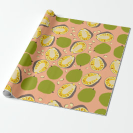Tropische zomerjassen Pattern - Exotic Fruit Cadeaupapier