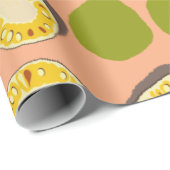 Tropische zomerjassen Pattern - Exotic Fruit Cadeaupapier (Rol Hoek)