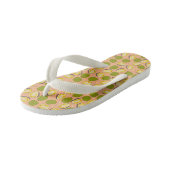 Tropische zomerjassen Pattern - Exotic Fruit Kinder Teenslippers (Schuin)