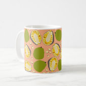 Tropische zomerjassen Pattern - Exotic Fruit Koffiemok (Voorkant links)