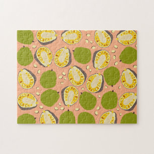 Tropische zomerjassen Pattern - Exotic Fruit Legpuzzel