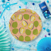Tropische zomerjassen Pattern - Exotic Fruit Papieren Bordje (Feest)
