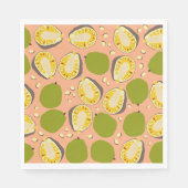 Tropische zomerjassen Pattern - Exotic Fruit Servet (Voorkant)