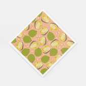 Tropische zomerjassen Pattern - Exotic Fruit Servet (Hoek)