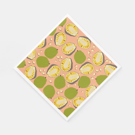 Tropische zomerjassen Pattern - Exotic Fruit Servet (Hoek)