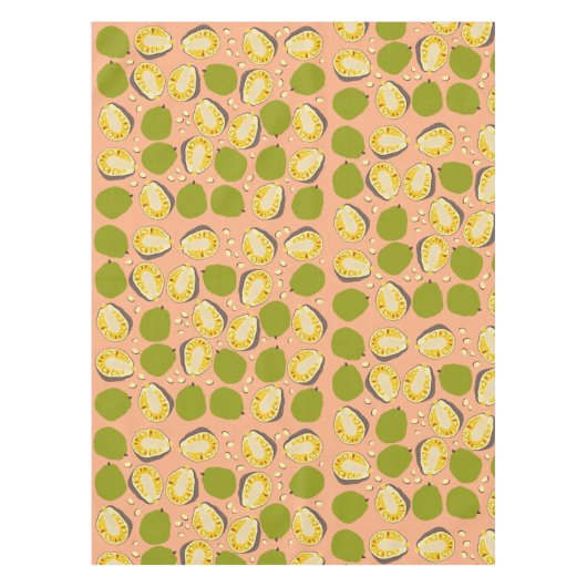 Tropische zomerjassen Pattern - Exotic Fruit Tafelkleed (Voorkant)