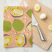 Tropische zomerjassen Pattern - Exotic Fruit Theedoek (Quarter Fold)