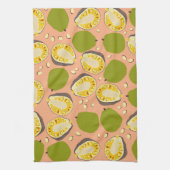 Tropische zomerjassen Pattern - Exotic Fruit Theedoek (Verticaal)