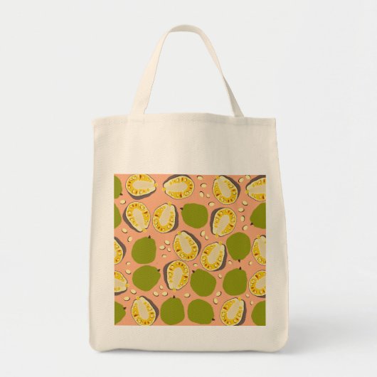 Tropische zomerjassen Pattern - Exotic Fruit Tote Bag (Voorkant)