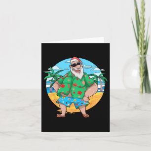 Tropische zomerkerstkerstmis Palm Trees Kerstmis I Kaart