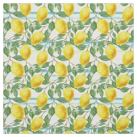 Tropische zomerlemonpomp stof (Swatch)