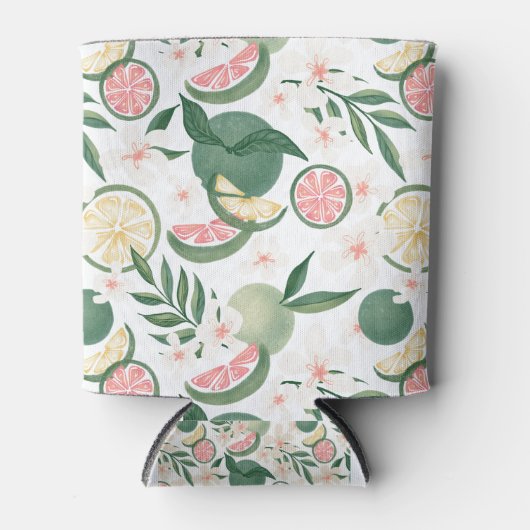 Tropische zomerlimieten blikjeskoeler (Voorkant)