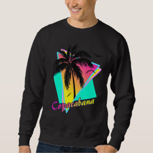 Tropische zomerpalm rond Copacabana Trui