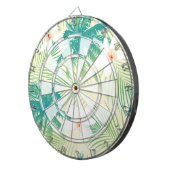 Tropische zomerpalmbomen dartbord (Voorkant Rechts)