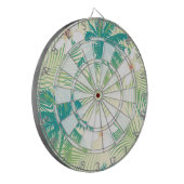 Tropische zomerpalmbomen dartbord (Voorkant Links)