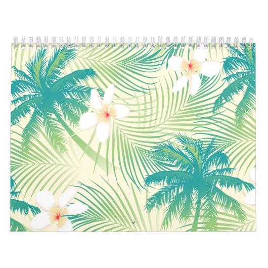 Tropische zomerpalmbomen kalender (Hoes)