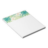 Tropische zomerpalmbomen notitieblok (Schuin)