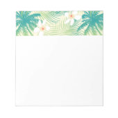 Tropische zomerpalmbomen notitieblok (Voorkant)