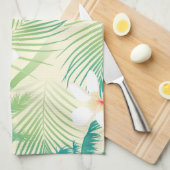 Tropische zomerpalmbomen theedoek (Quarter Fold)