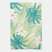 Tropische zomerpalmbomen theedoek (Verticaal)