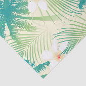 Tropische zomerpalmbomen tissuepapier (Detail)