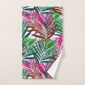 Tropische zomerpalmen bad handdoek (Handdoek)