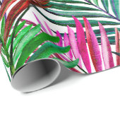 Tropische zomerpalmen cadeaupapier (Rol Hoek)