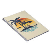 Tropische zomerscène notitieboek (Rechterzijde)