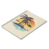Tropische zomerscène notitieboek (Linkerzijde)