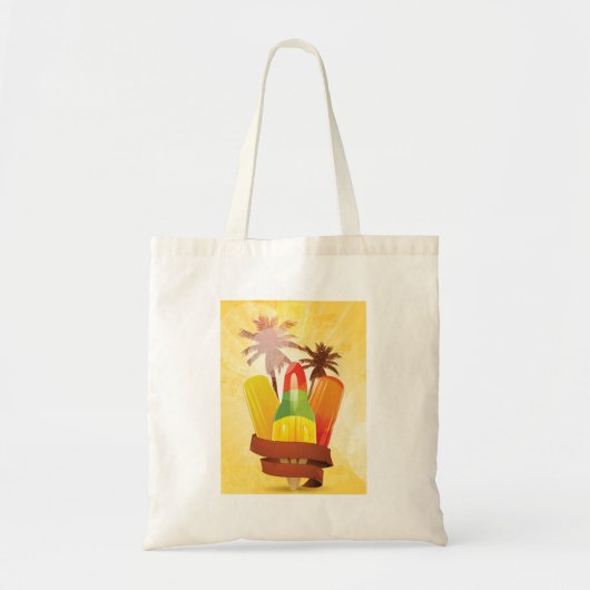 Tropische zomerse Canvas tas (Voorkant)