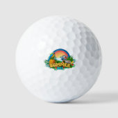 Tropische Zomerstemming Golfballen (Voorkant)