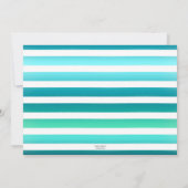 Tropische zomervakantie kaart (Achterkant)