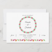 Tropische zomervakantie kaart (Voorkant)