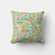 Tropische zomervakantiekussen / Pillow