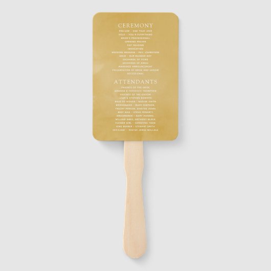 Tropische zomervakantieweddenschap handwaaier (Achterkant)