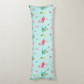 Tropische zomervlies blauw Collectie van de Bedroo Lichaamskussen (Achterkant (Verticaal))