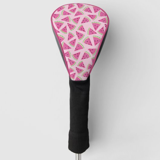 Tropische zomerwatermeloenen golfheadcover (Voorkant)