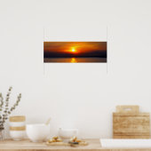 tropische zomerzonsondergang poster (Keuken)