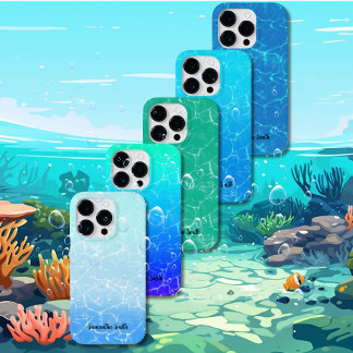 Tropische zon en Licht Kristal helder water Case-Mate iPhone 14 Pro Hoesje