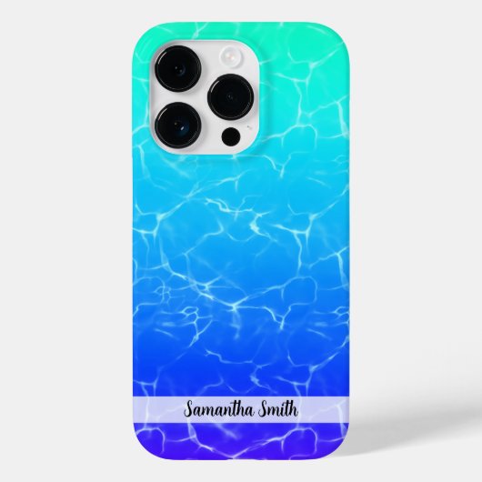 Tropische zon en veelkleurig Kristalhelder water Case-Mate iPhone Case (Achterkant)