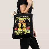 Tropische zon tote bag (Dichtbij)