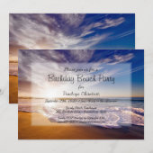 Tropische zondendaagse stratenpartij kaart (Voorkant / Achterkant)