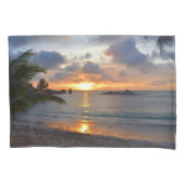 Tropische zonnebank van het eiland der Seychellen Kussensloop (Voorkant)